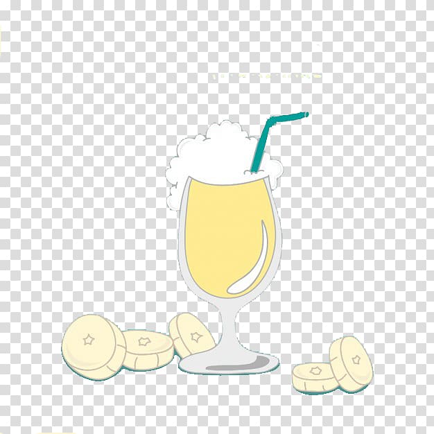 Milkshake Banana Flavored Milk, Meng Figure banana milkshake transparent background PNG clipart