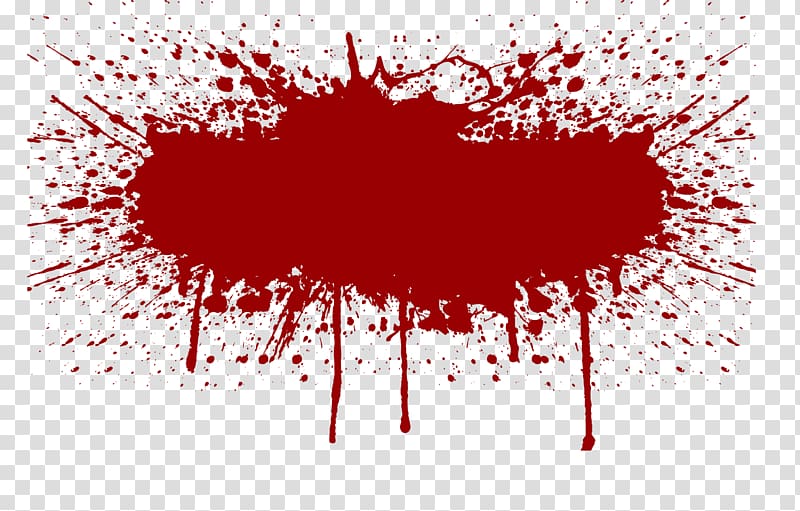 splatter red paint illustration, Blood Euclidean Illustration, Spray the blood transparent background PNG clipart