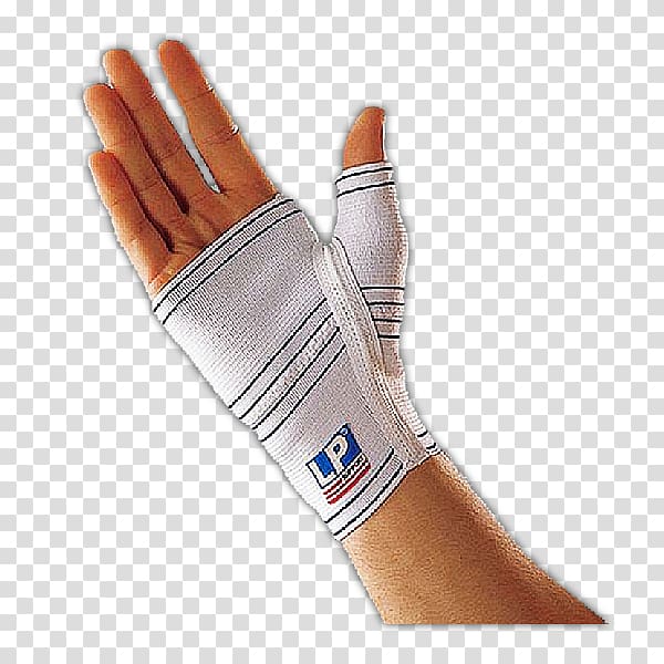 Wrist brace Splint Bandage Sprain, hand transparent background PNG clipart
