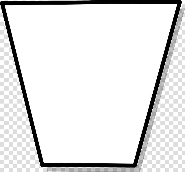 Trapezoid Shape , break line rectangle shape transparent background PNG clipart