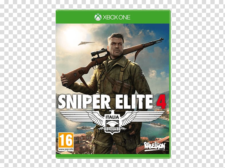 Sniper Elite 4 Xbox 360 Xbox One Video game, Sniper elite transparent background PNG clipart