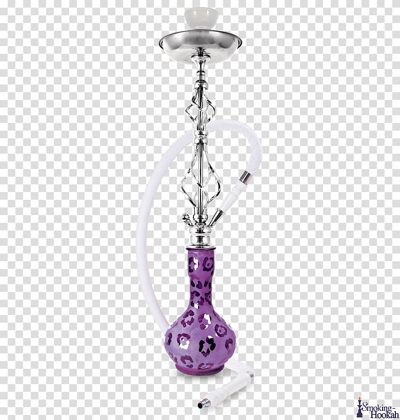 Hookah Tobacco pipe Purple Blue Smoking, hookah smoker transparent background PNG clipart