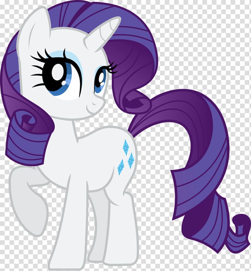 purple and white My Little Pony unicorn , Rarity Pinkie Pie Rainbow Dash Spike Twilight Sparkle, My little pony transparent background PNG clipart