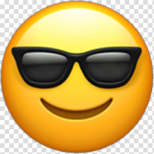 Emoji domain Sunglasses Emoticon T-shirt, Emoji transparent background PNG clipart