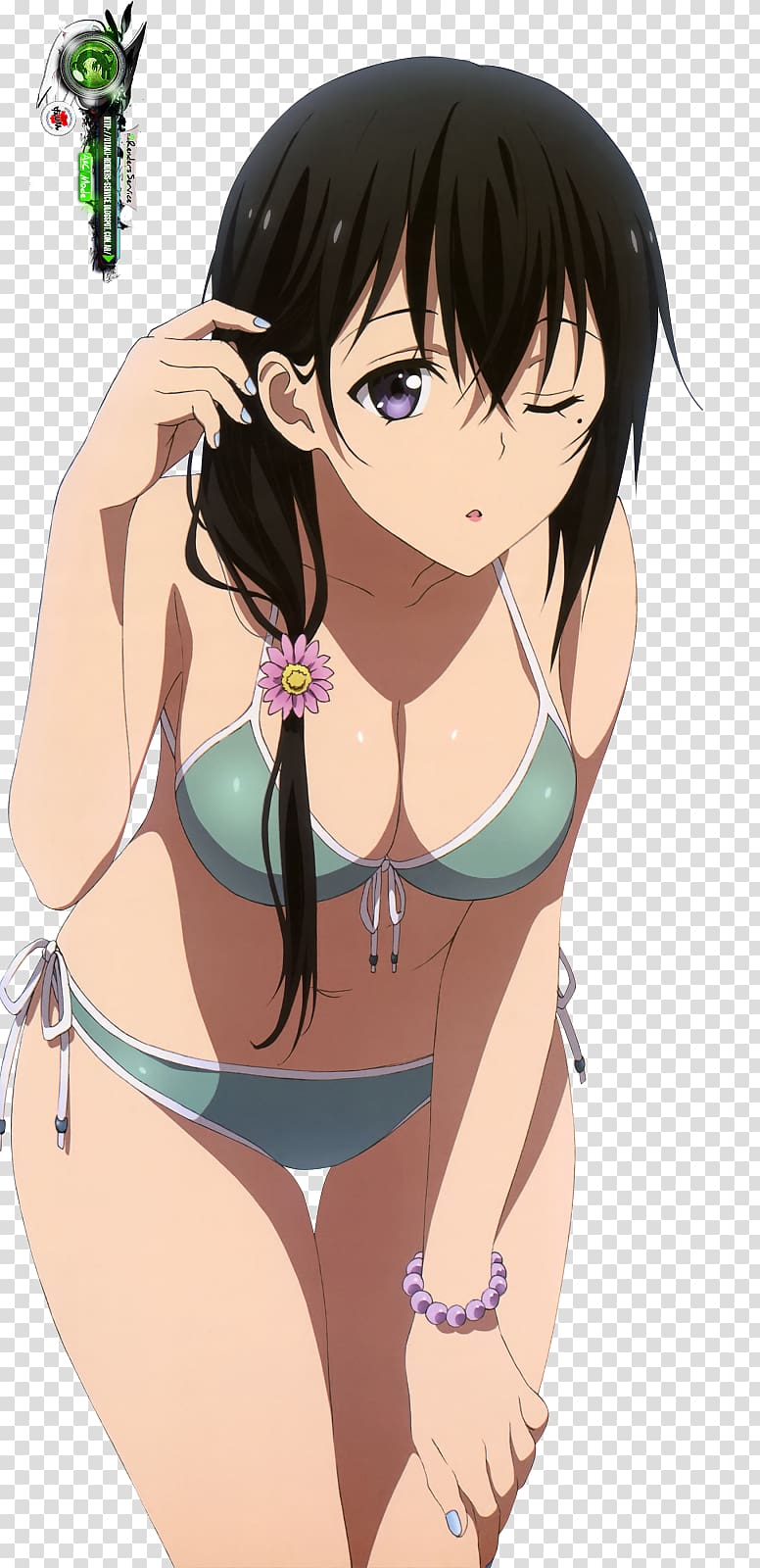Lexica - Full body of an anime woman wearing bikini with white hair-demhanvico.com.vn