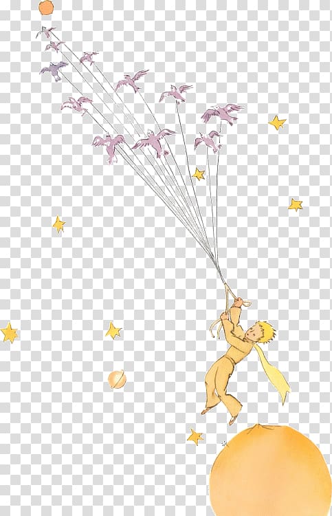 yellow haired boy illustration, The Little Prince Read-Aloud Storybook: Abridged Original Text Wind, Sand and Stars AllPosters.com, Little Prince Store Paris transparent background PNG clipart