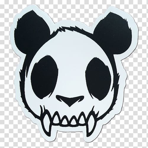 Decal Car Bumper sticker Giant panda, car transparent background PNG clipart