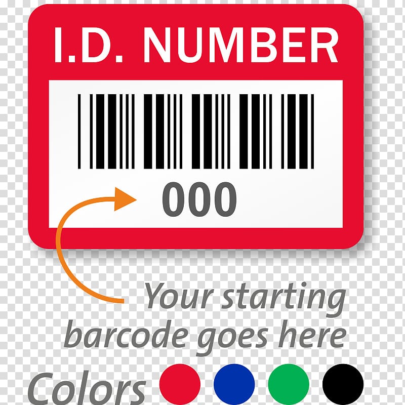 Label Asset tracking Sticker Barcode, identification labels transparent background PNG clipart