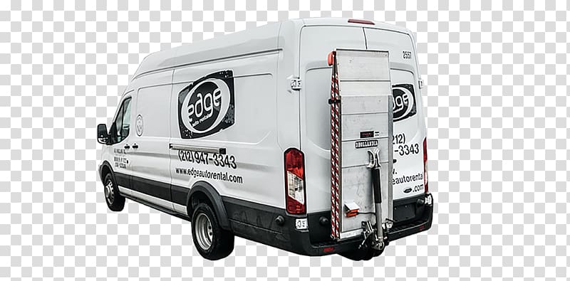 Compact van Car Commercial vehicle, cargo lift gate transparent background PNG clipart