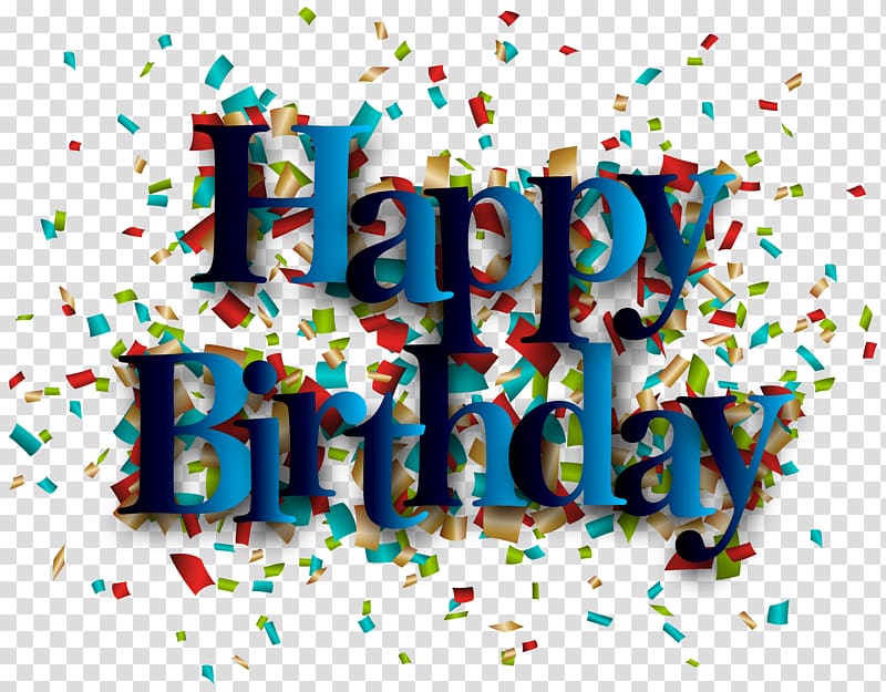 Birthday cake , Blue Happy Birthday , happy birthday illustration transparent background PNG clipart