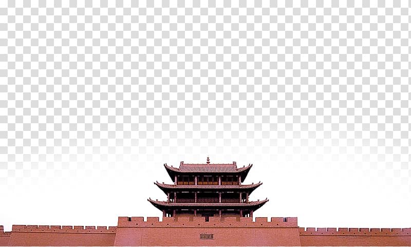 Great Wall of China Forbidden City Jiayu Pass Dunhuang Jiayuguan City, Forbidden City transparent background PNG clipart