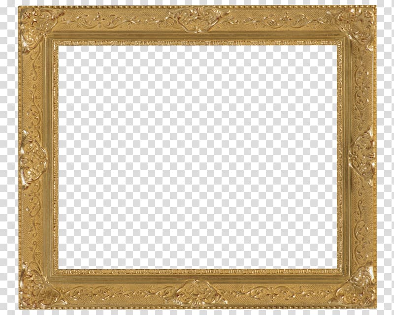 Frames Gold , Gold pattern frame transparent background PNG clipart
