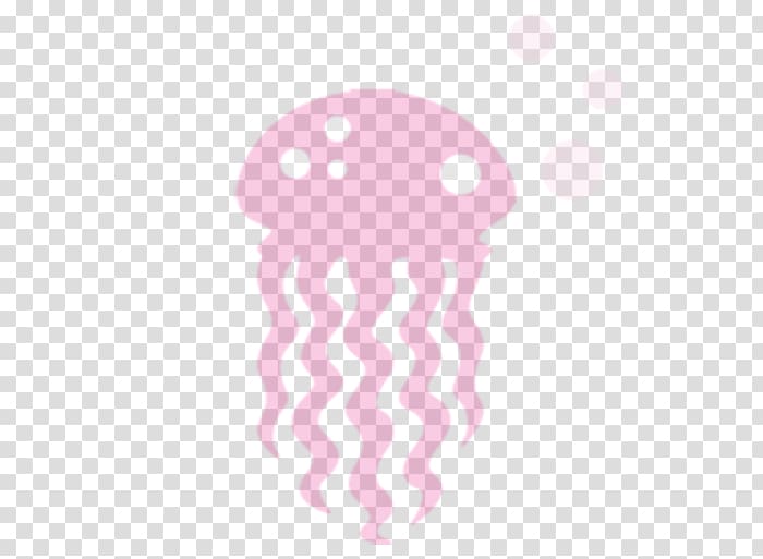 Jellyfish Silhouette Aurelia aurita , Silhouette transparent background ...
