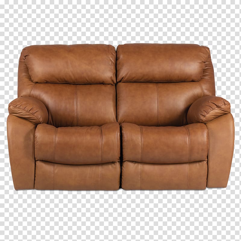 Loveseat Couch Leather Comfort Recliner, KAFE transparent background PNG clipart