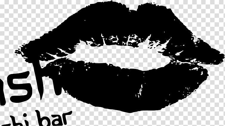 Computer Icons Lip , Lips black transparent background PNG clipart