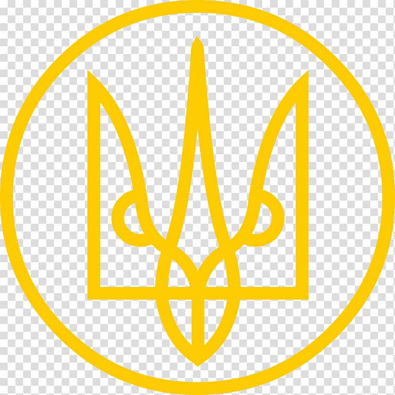 Coat of arms of Ukraine Brand Trident , line transparent background PNG clipart