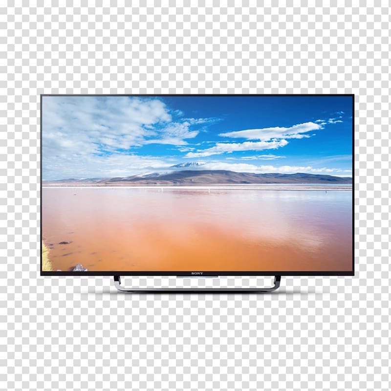 High-definition television Bravia LED-backlit LCD Sony 1080p, host power supply transparent background PNG clipart
