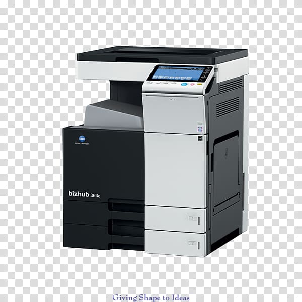 copier Konica Minolta Multi-function printer Standard Paper size, printer transparent background PNG clipart