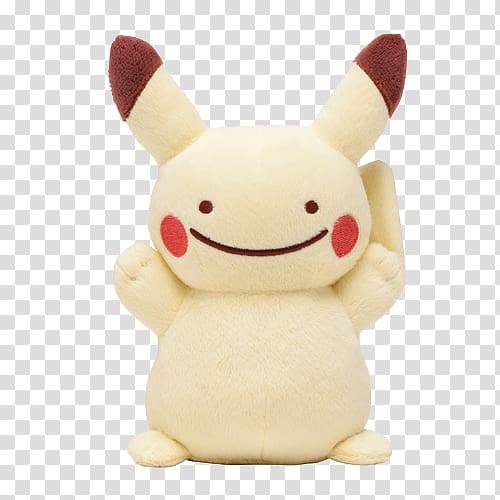 Pikachu Ditto Centre Pokémon Stuffed Animals & Cuddly Toys, pikachu transparent background PNG clipart