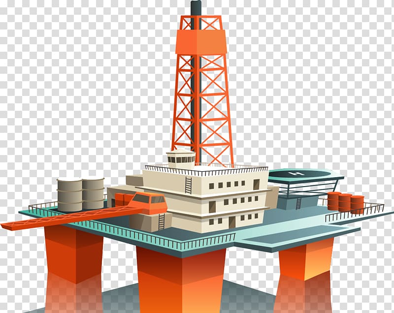 Petroleum industry graphics illustration, building internet of things transparent background PNG clipart