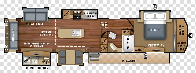 Campervans Jayco, Inc. Fifth wheel coupling Caravan Floor plan, house transparent background PNG clipart