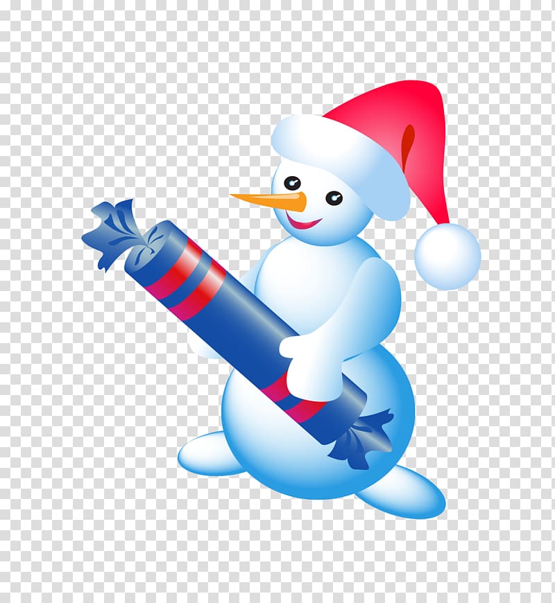 Paper Snowman Christmas Illustration, Snowman Creative transparent background PNG clipart