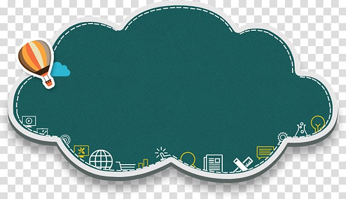 Speech balloon Dialog box Icon, Clouds transparent background PNG clipart