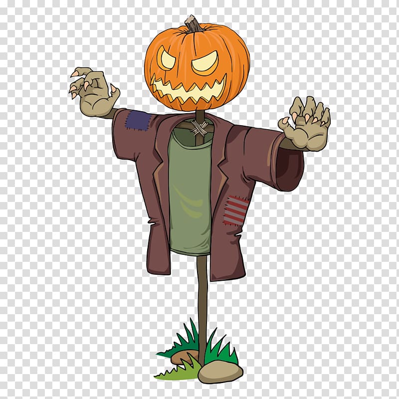 halloween scarecrow transparent background PNG clipart