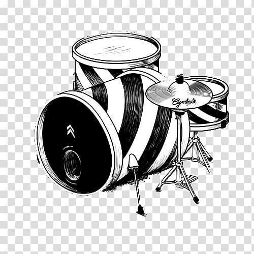 Snare Drums Drawing Drummer, Drums transparent background PNG clipart