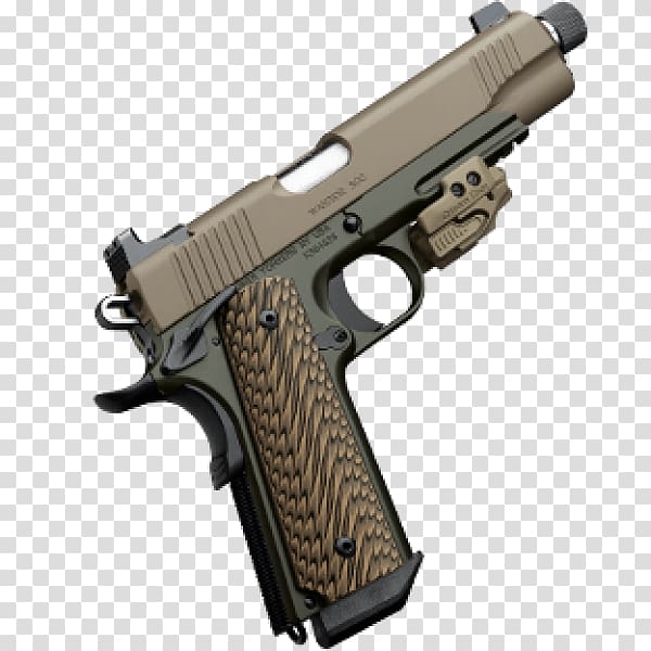 Kimber Manufacturing .45 ACP Automatic Colt Pistol Firearm, Handgun transparent background PNG clipart