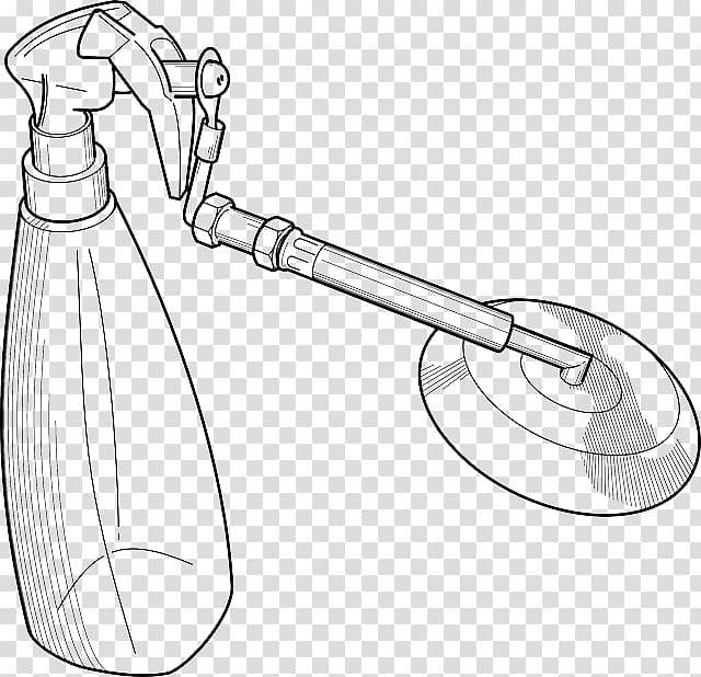 Spray bottle Aerosol spray , cartoon barber transparent background PNG clipart