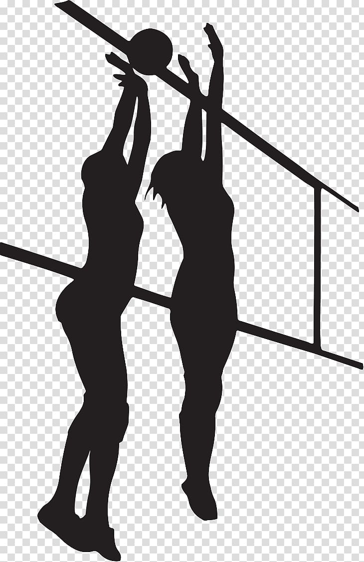 Volleyball Silhouette Shadow , volleyball setter transparent background PNG clipart