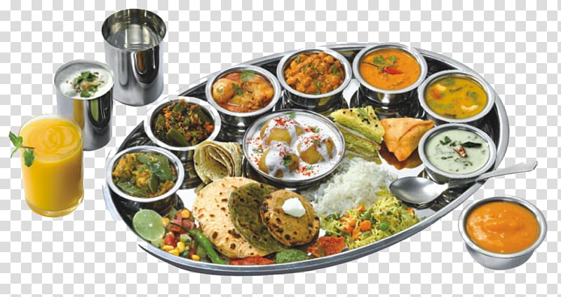 soup dish and roti flatbreads, Vegetarian cuisine Indian cuisine Roti Farsan Thali, Khana transparent background PNG clipart