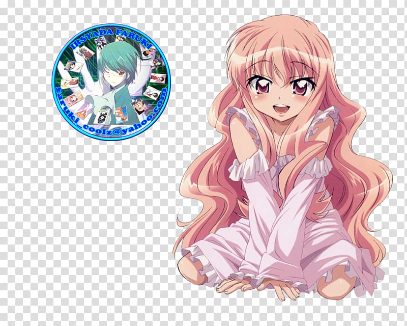 Louise The Familiar of Zero Saito Hiraga Desktop , manga transparent background PNG clipart