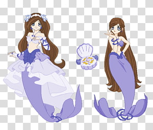 Luchia Mermaid Dress Base By Phoenixfury17 - Anime Girl Mermaid Base - Free  Transparent PNG Clipart Images Download