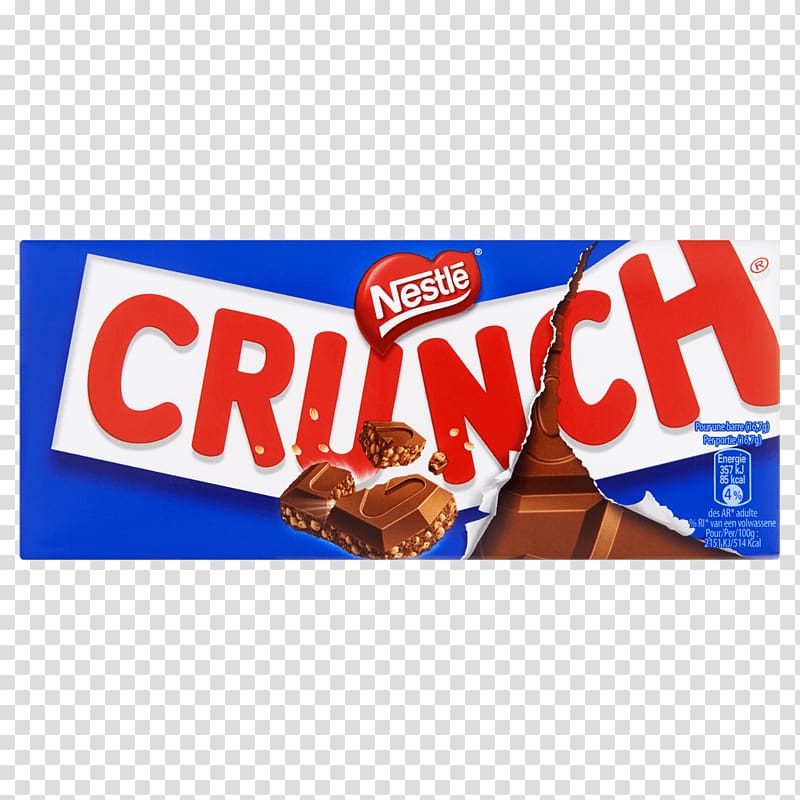 Nestlé Crunch Chocolate bar Milk Breakfast cereal, milk transparent background PNG clipart