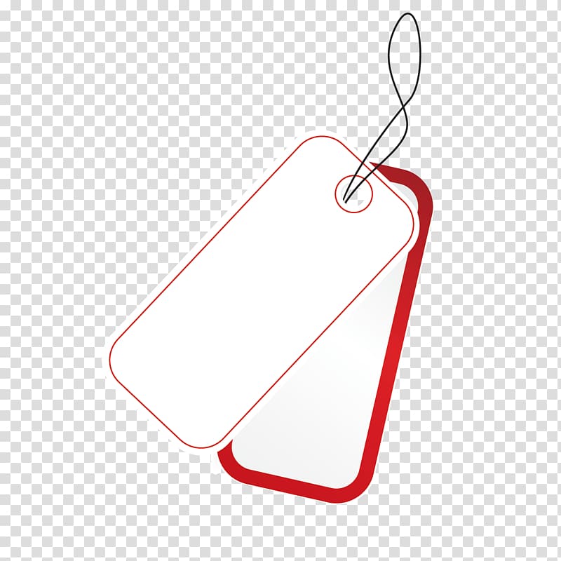 Material Font, rectangle red decoration tag transparent background PNG clipart