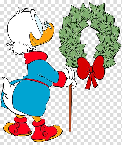 Ebenezer Scrooge A Christmas Carol Scrooge McDuck Tiny Tim , mickey mouse transparent background PNG clipart