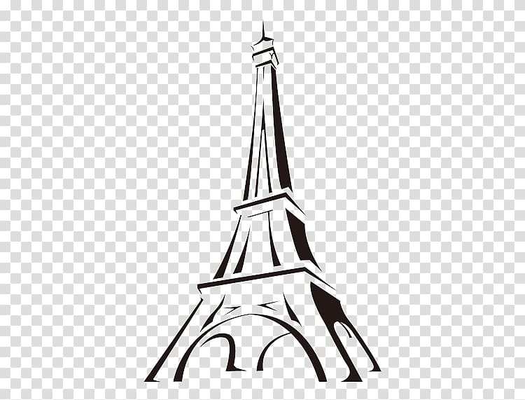 eiffel tower cartoon transparent background PNG clipart