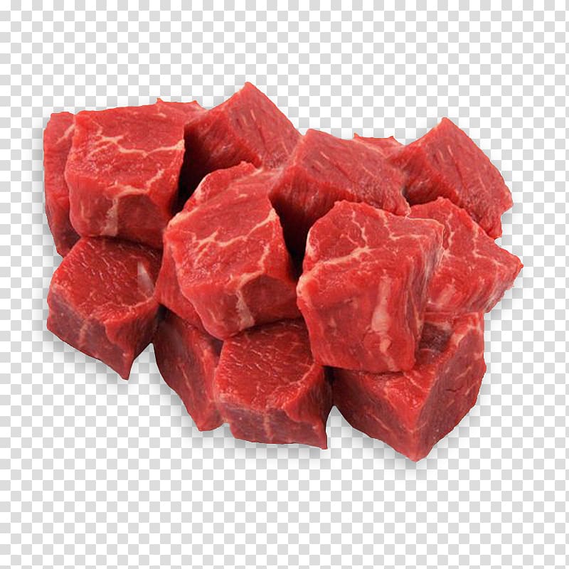 Beef tenderloin Chuck steak Organic food Stew Meat, meat transparent background PNG clipart