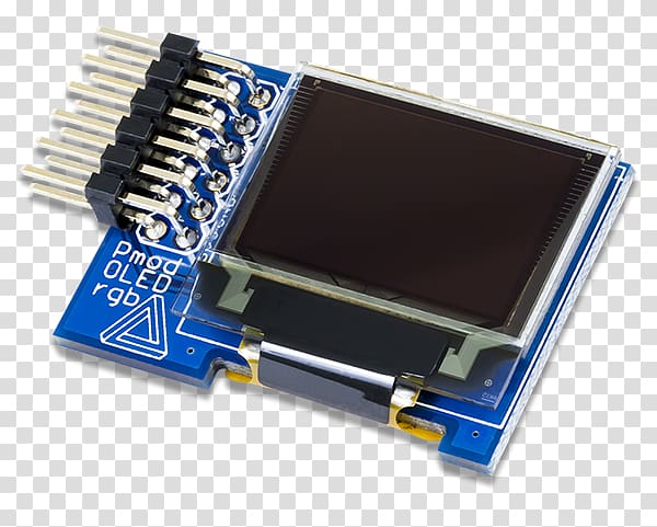 Microcontroller Pmod Interface Electronics OLED Seven-segment display, Pmod Interface transparent background PNG clipart