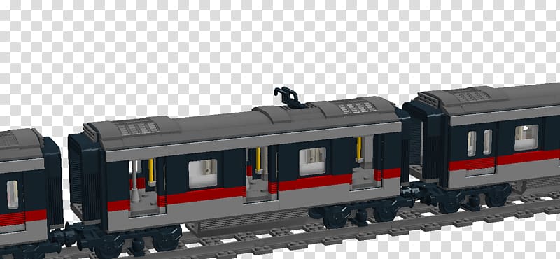 Passenger car Lego Trains Railroad car Locomotive, train transparent background PNG clipart