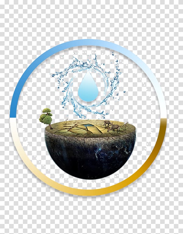 Earth Day, The last drop of water on earth transparent background PNG clipart