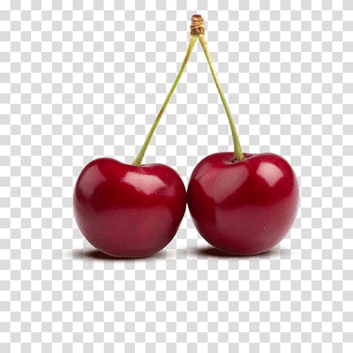 two red cherries, Two Cherries transparent background PNG clipart