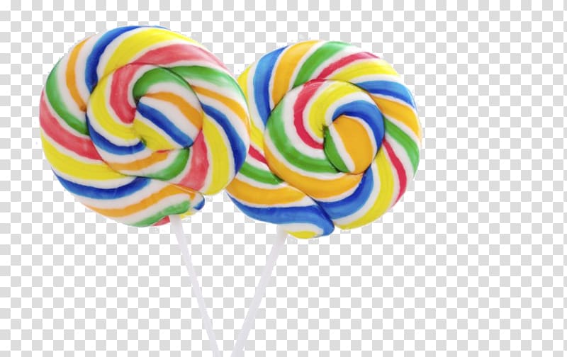 Lollipop White chocolate Cotton candy, Rainbow lollipop transparent background PNG clipart