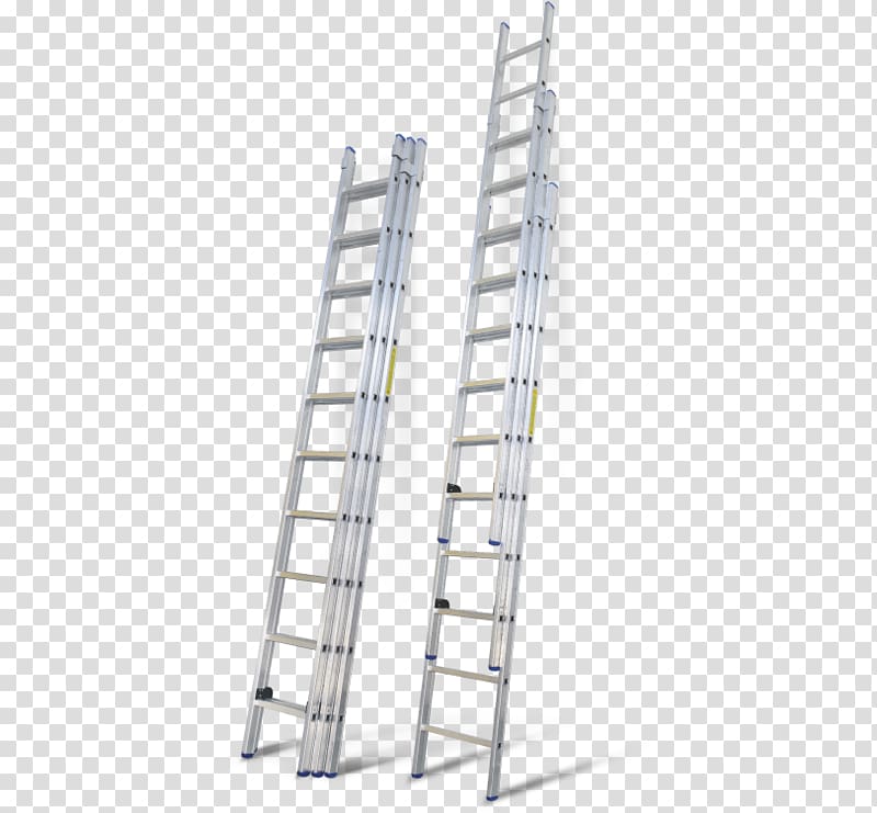Hailo Combi Ladder 3 Section Capacity 150kg Rungs and Aluminium Architectural engineering Stairs, ladder transparent background PNG clipart
