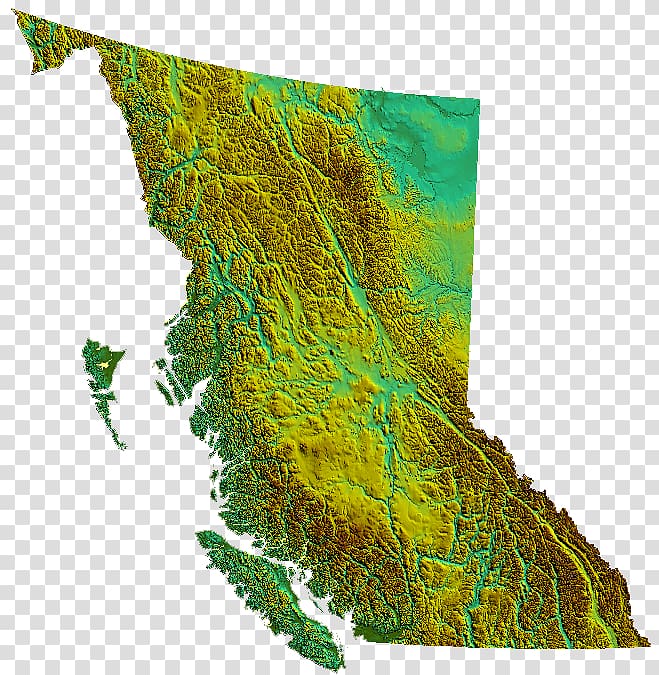 Kitimat Ranges Prince George Coast Mountains Interior Plateau, relief transparent background PNG clipart