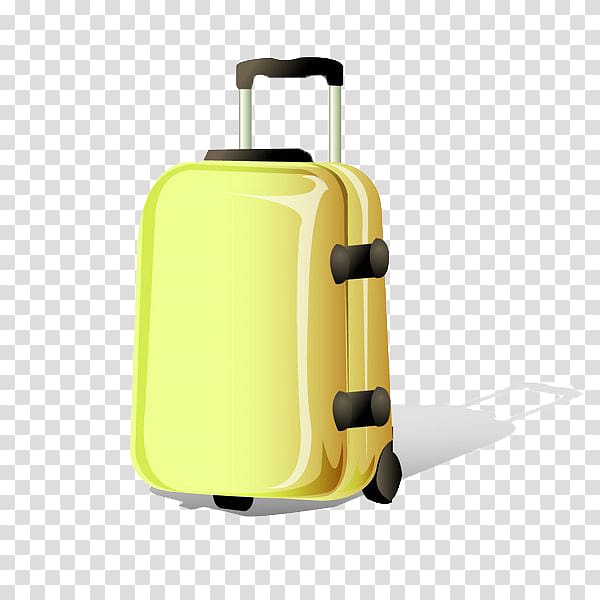 Travel Suitcase Icon, Cartoon bag transparent background PNG clipart