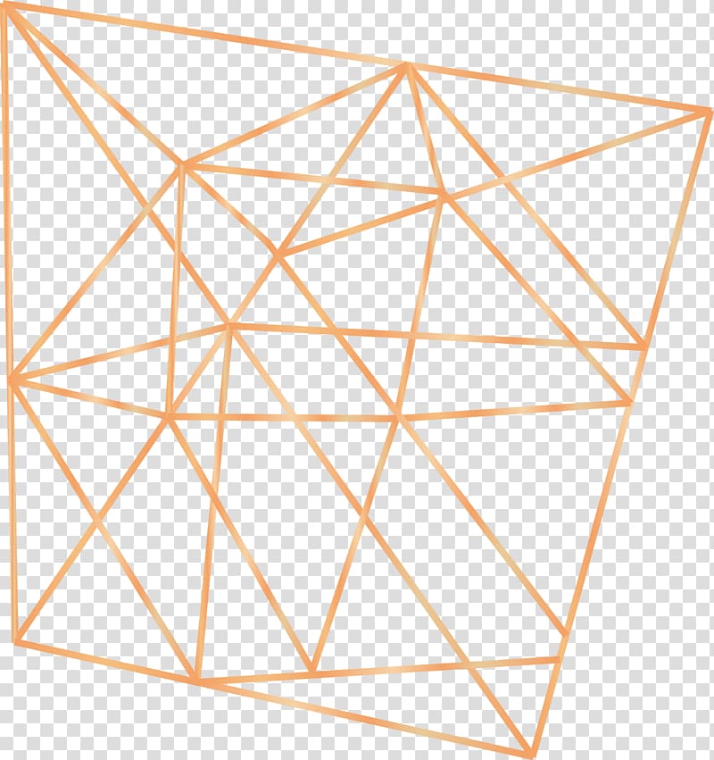 Solid geometry Triangle , a perspective view transparent background PNG clipart