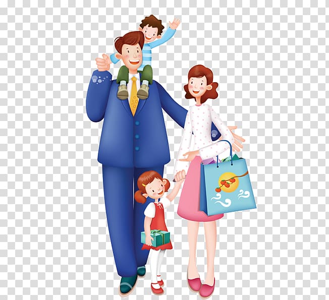 Family Mommyhappy Father Child Household, happy family transparent background PNG clipart